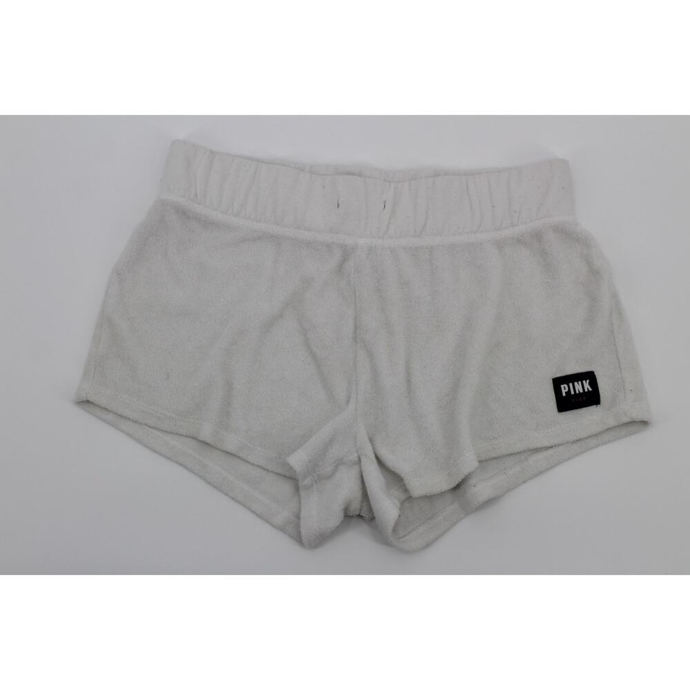 PINK Victoria's Secret Light Gray Terry Athletic Shorts